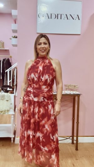 Vestido gasa Luna T-única
